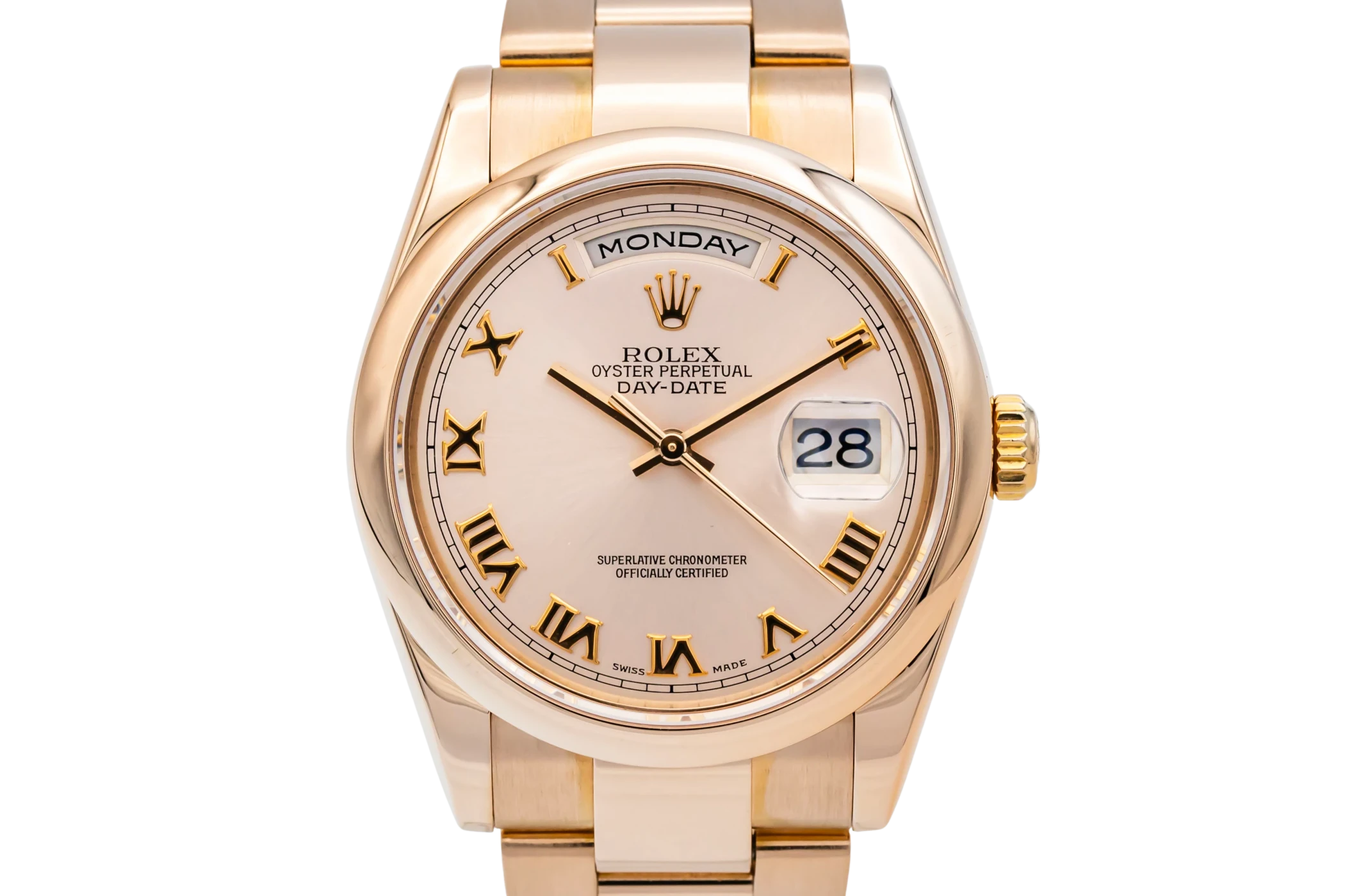 Rolex Day-Date 36mm 18ct Rose Gold Oyster 118205 2003