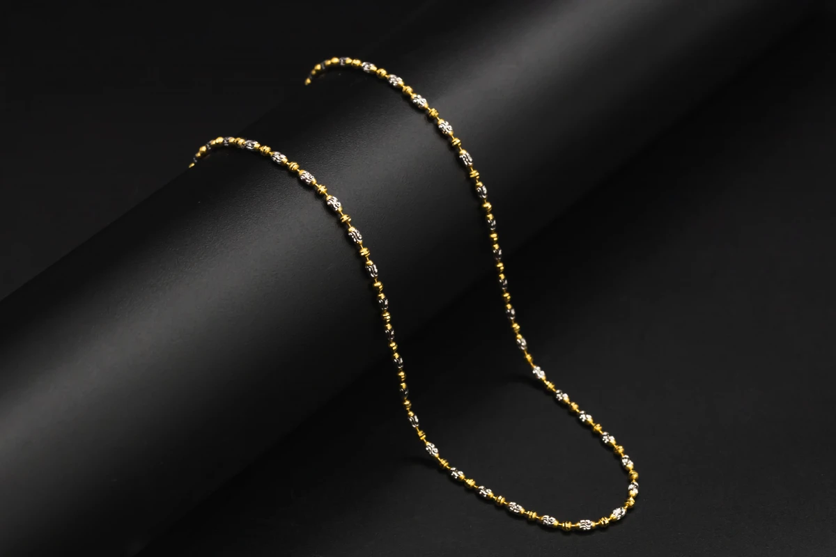 14ct Yellow Gold Diamond Cut Ball Chain 5.4g