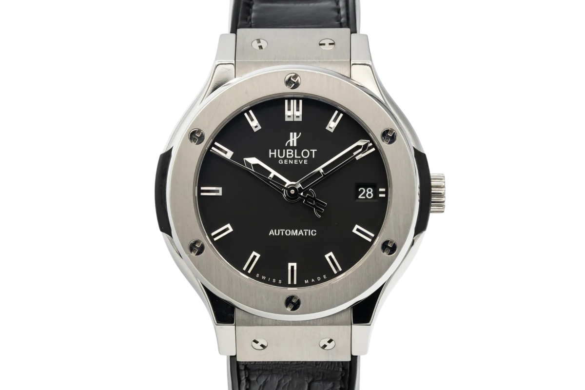 Hublot Classic Fusion 38mm Black Leather 565.NX.1170.LR 2014