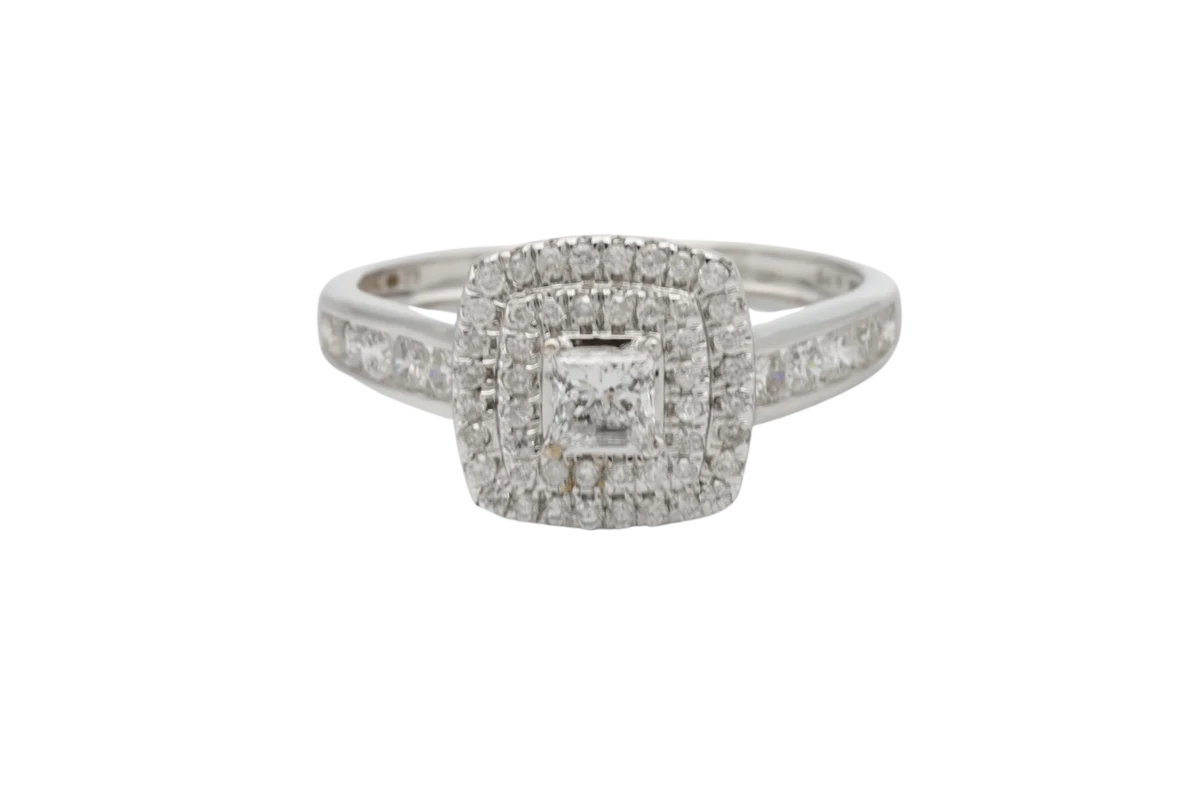 18ct White Gold Engagement Ring 0.75ct G-H SI