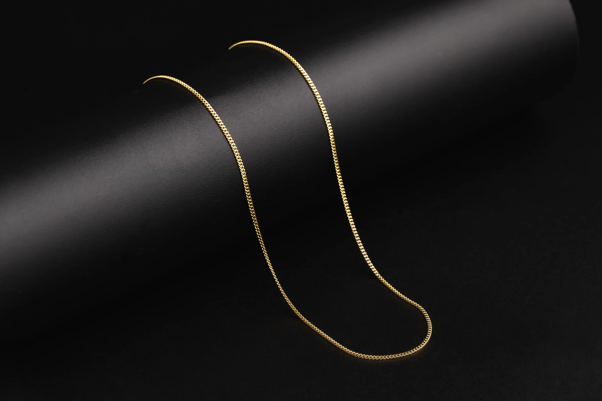 18ct Yellow Gold Curb Chain 24" 4.3g