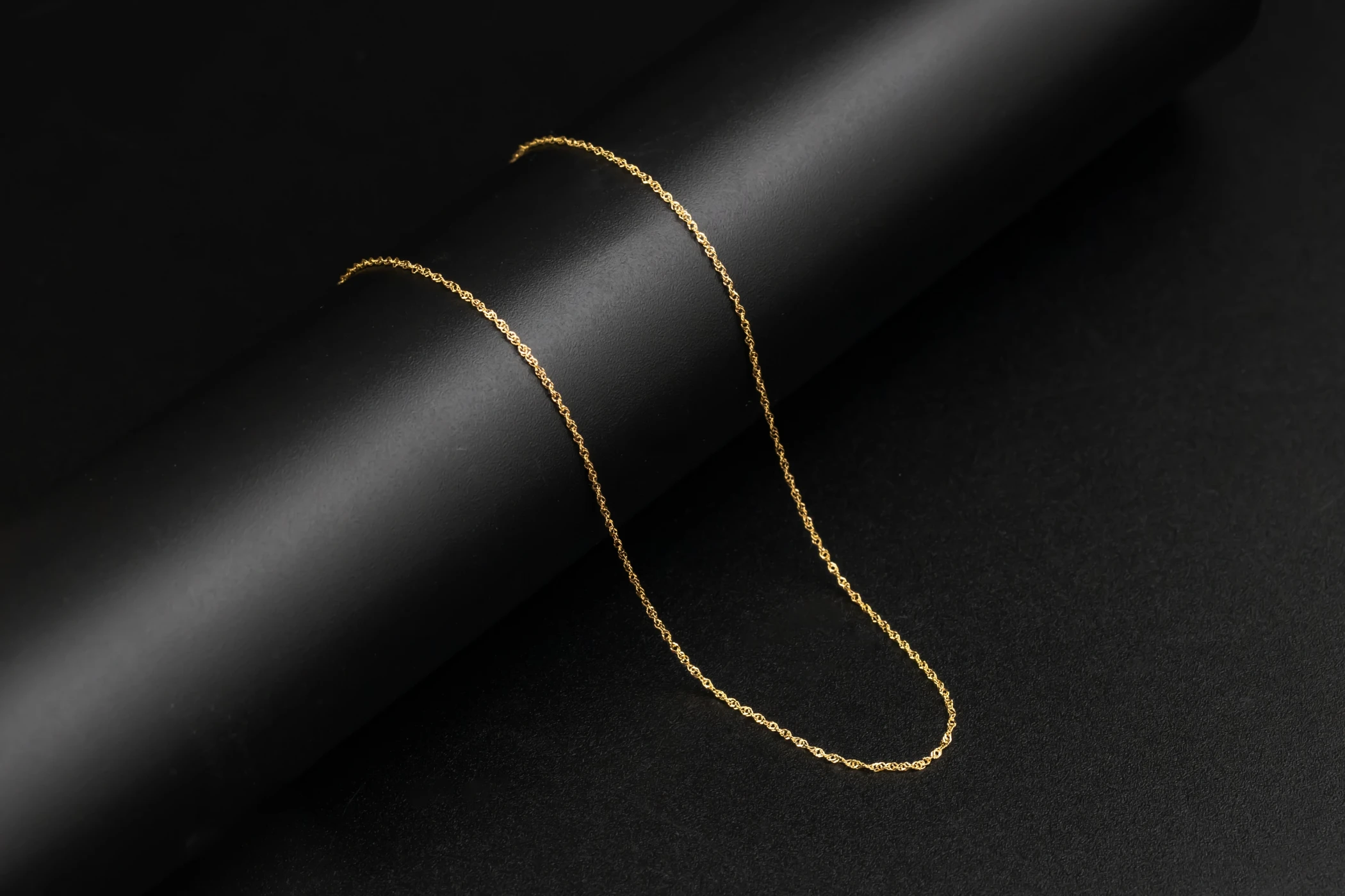 9ct Yellow Gold Singapore Chain 15"