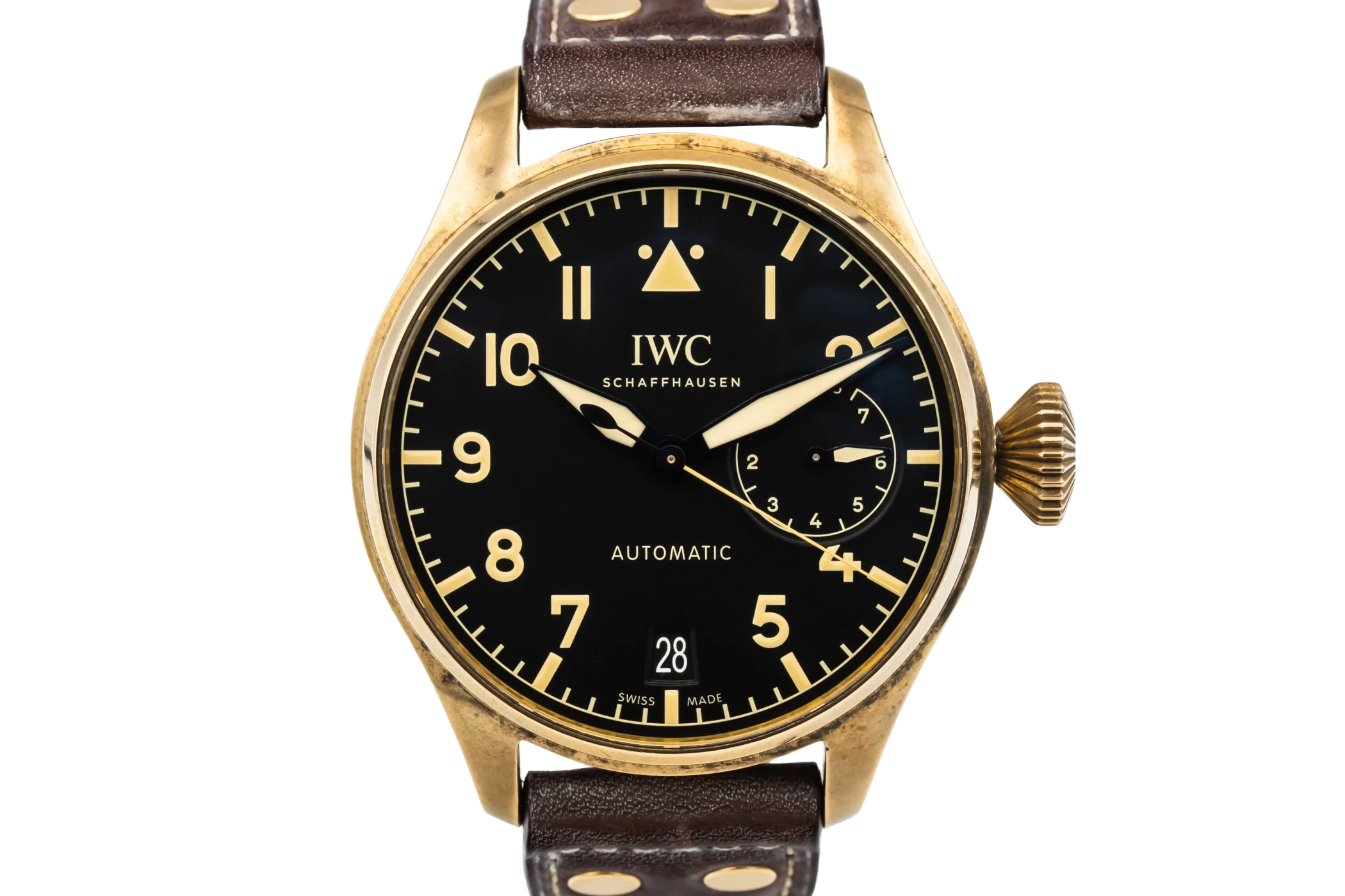 IWC Big Pilot 46mm Bronze Limited Edition Brown Leather IW501005 2017