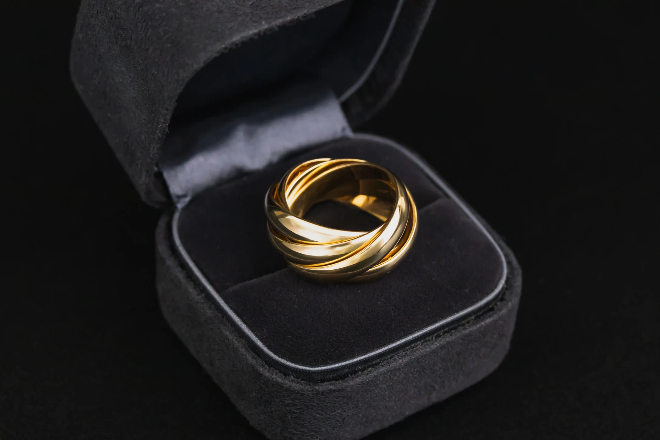 Tiffany & Co. Paloma's Melody  18ct Yellow Gold Ring 5 Band Design