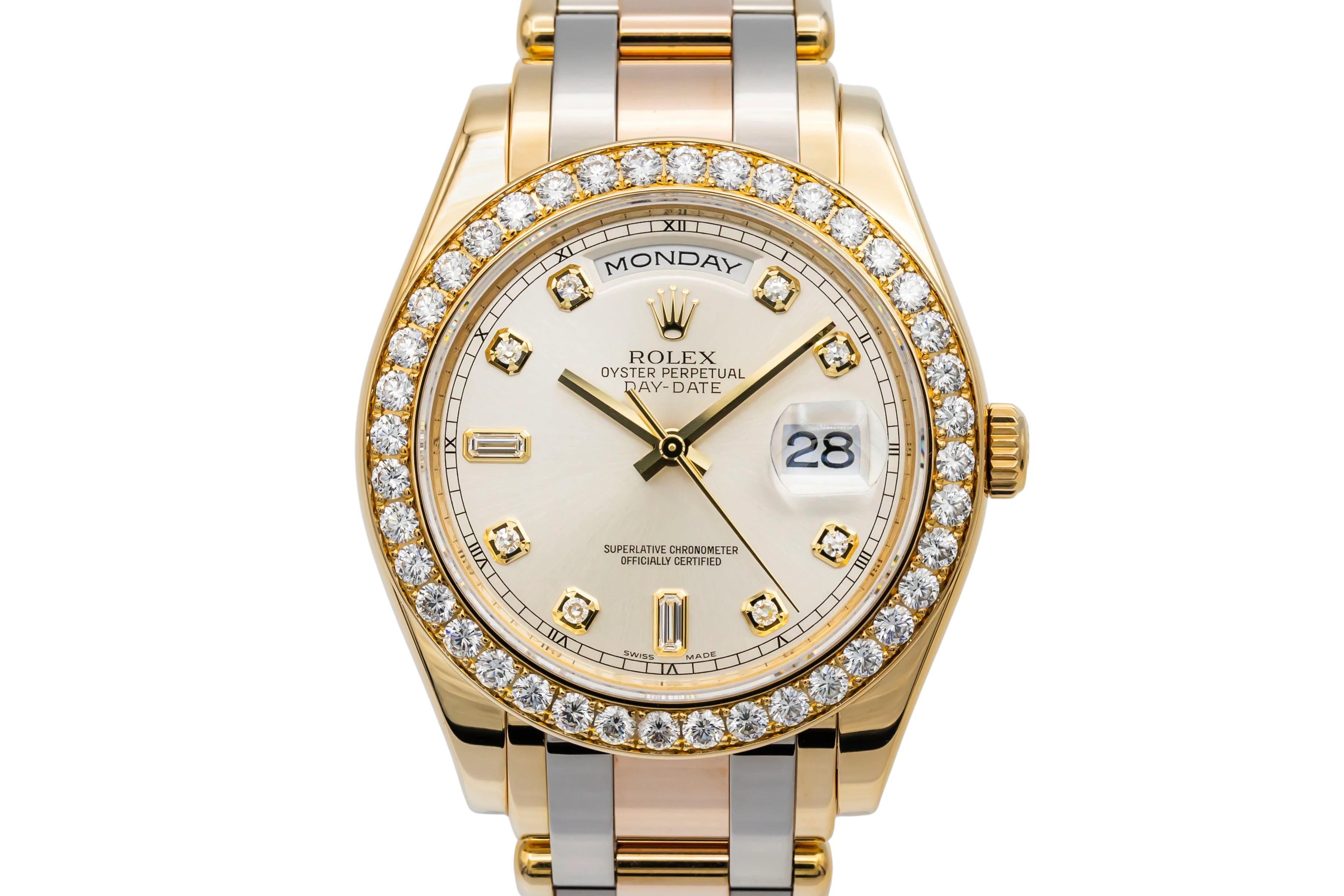 Rolex Day-Date 39mm 18ct 'Tridor' 18948 Circa 2009