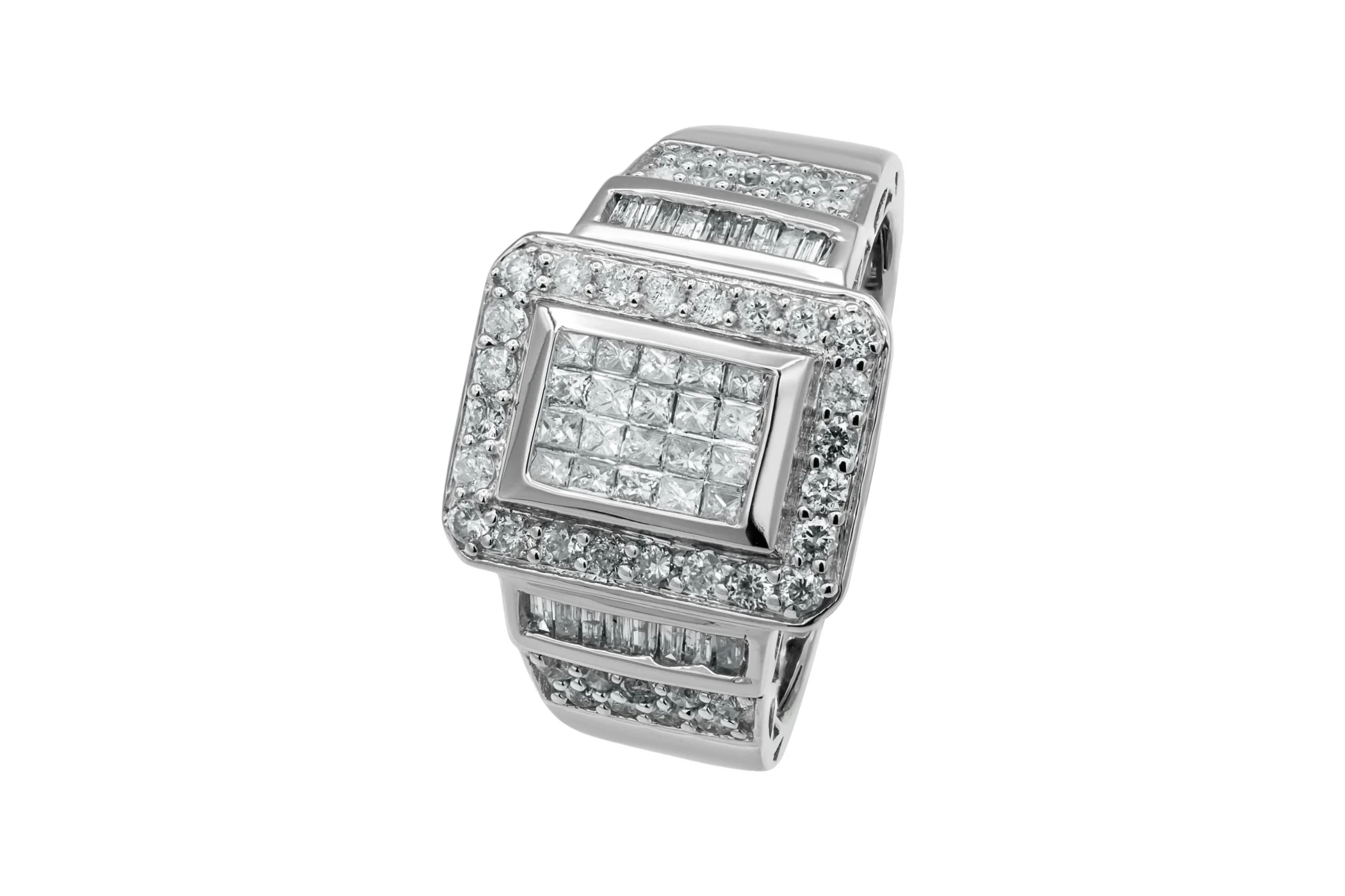 14ct White Gold Diamond Ring 6.3g 1.25ct