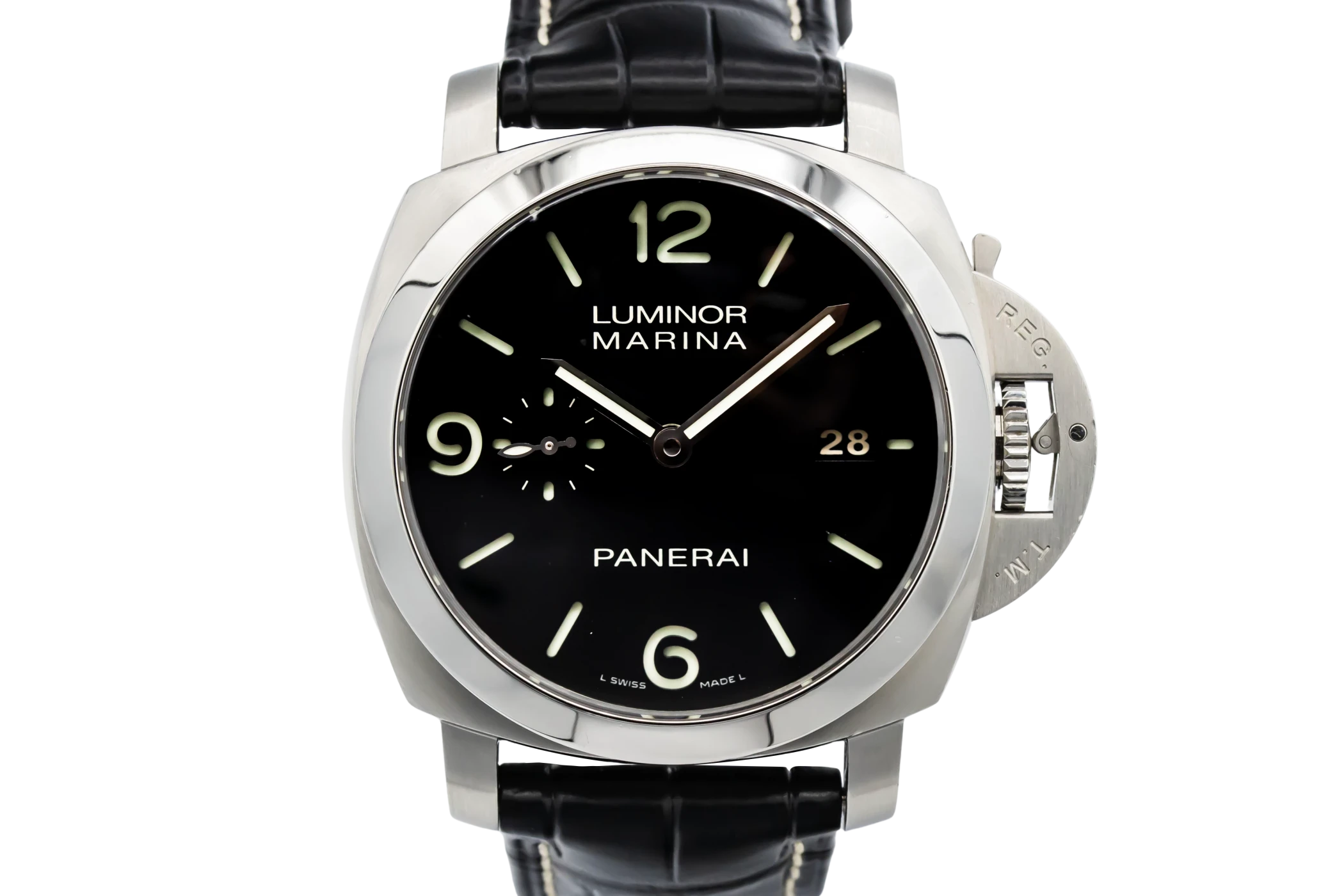 Panerai Luminor Marina 44mm Black Leather PAM00359 Circa 2012