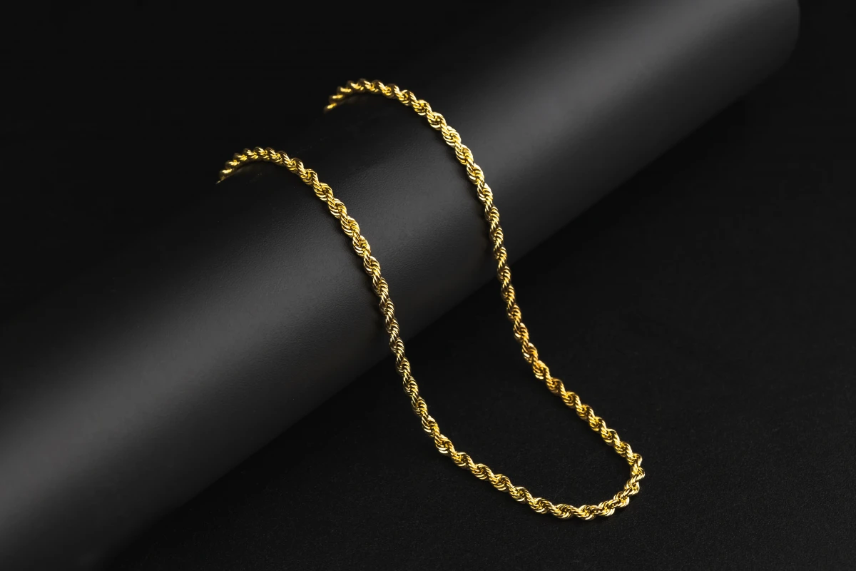 14ct Yellow Gold Rope Chain 18" 5.5g