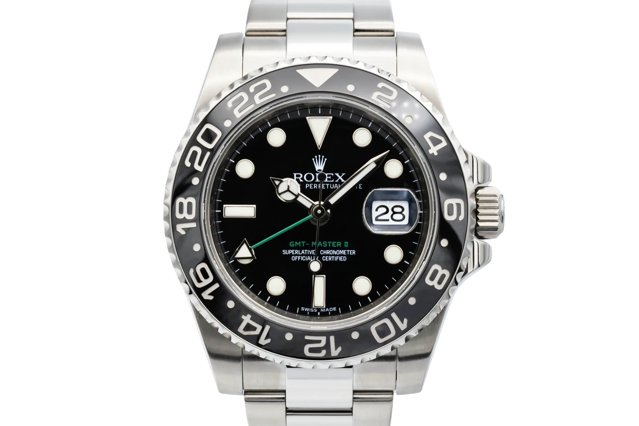 Rolex GMT-Master II 40mm Stainless Steel Oyster 116710LN 2009