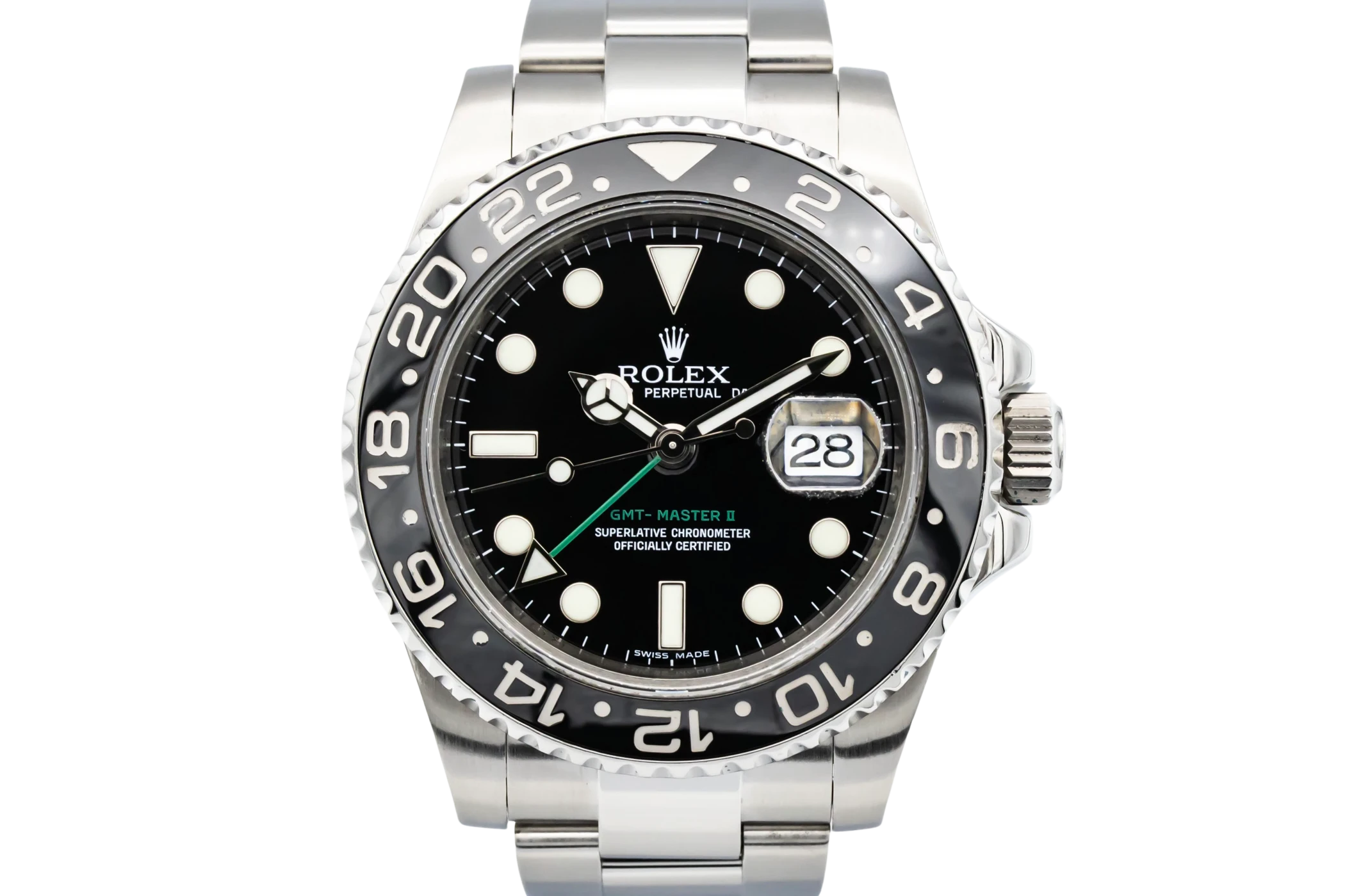 Rolex GMT-Master II 40mm Stainless Steel Oyster 116710LN 2008