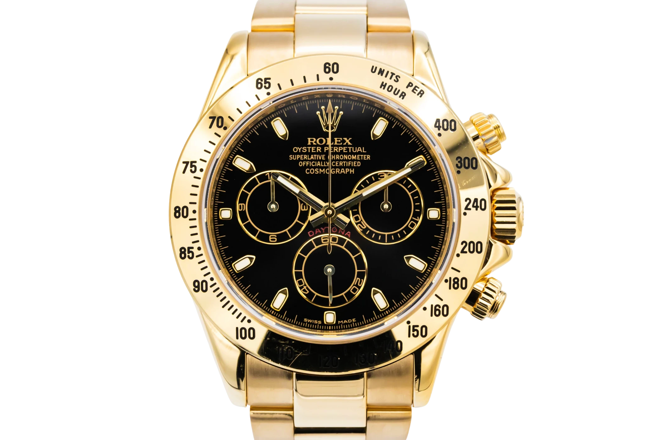 Rolex Cosmograph Daytona 40mm 18ct Yellow Gold Oyster 116528 2008