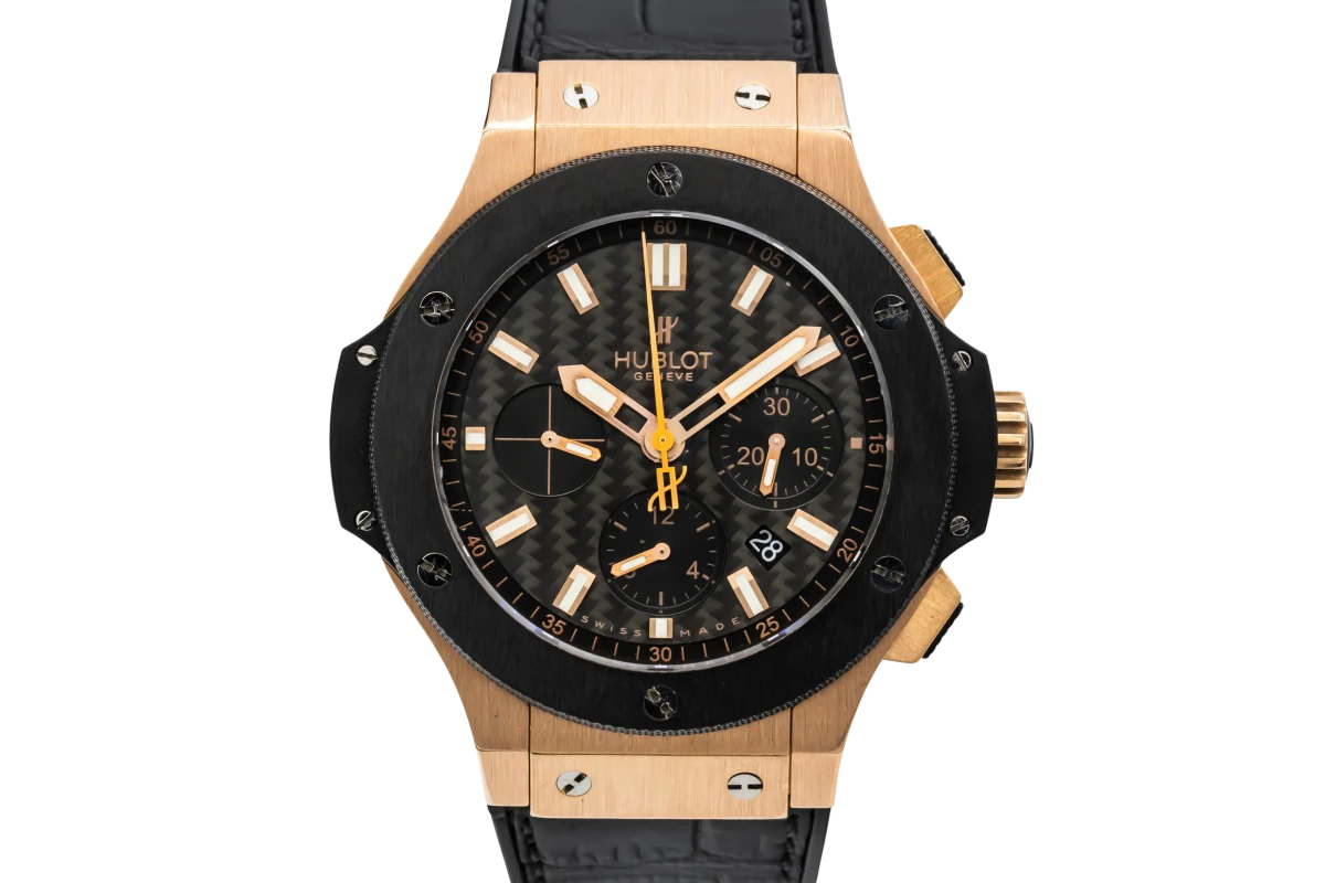 Hublot Big Bang Chronograph 44mm Black Leather 301.PM.1780.RX Circa 2015