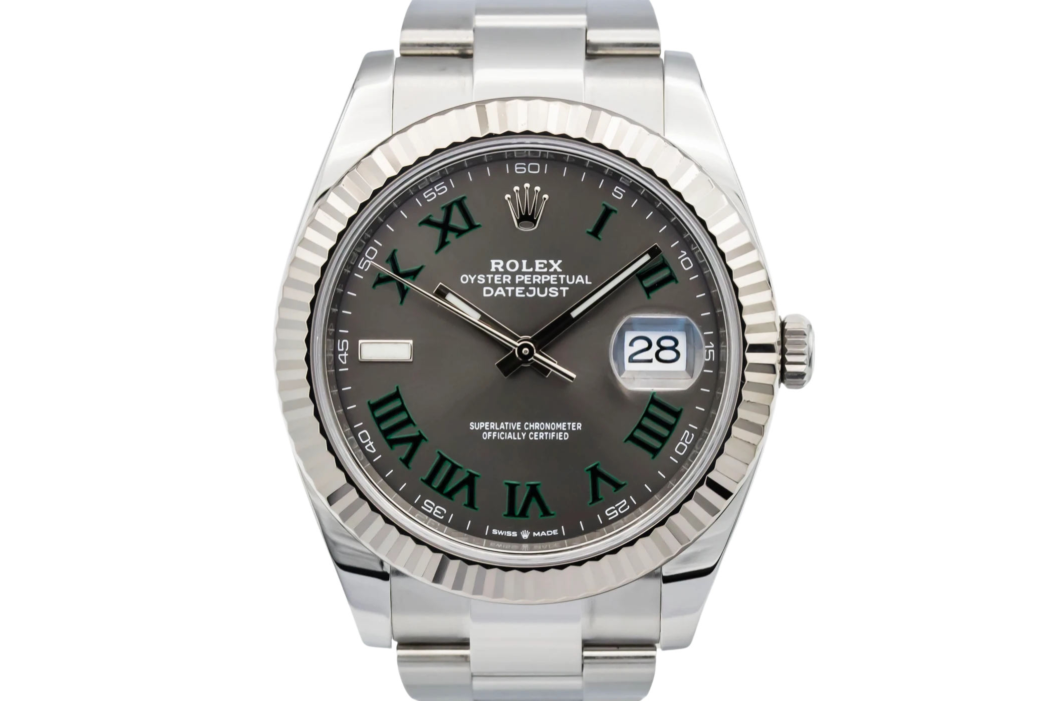 Rolex DateJust 41mm 'Wimbledon' Stainless Steel Oyster 126334 2020