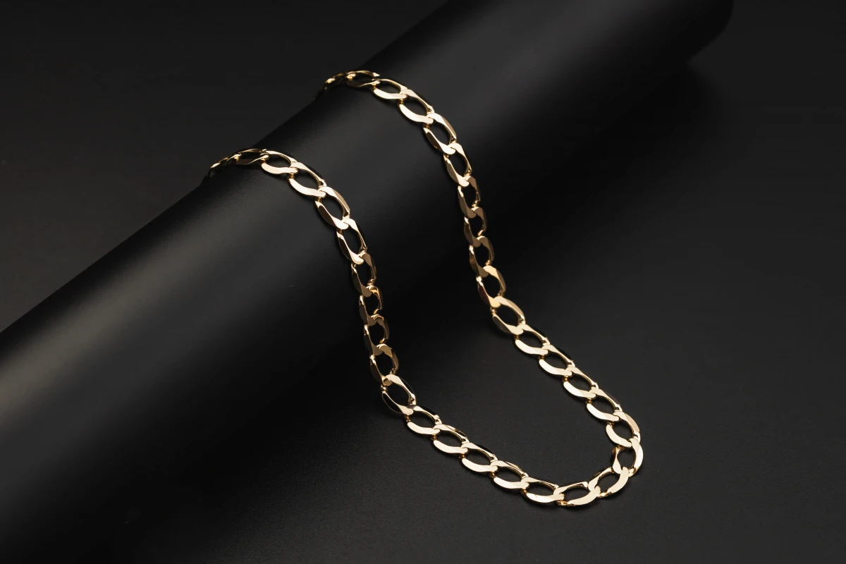 9ct Yellow Gold Curb Chain 22" 28.2g