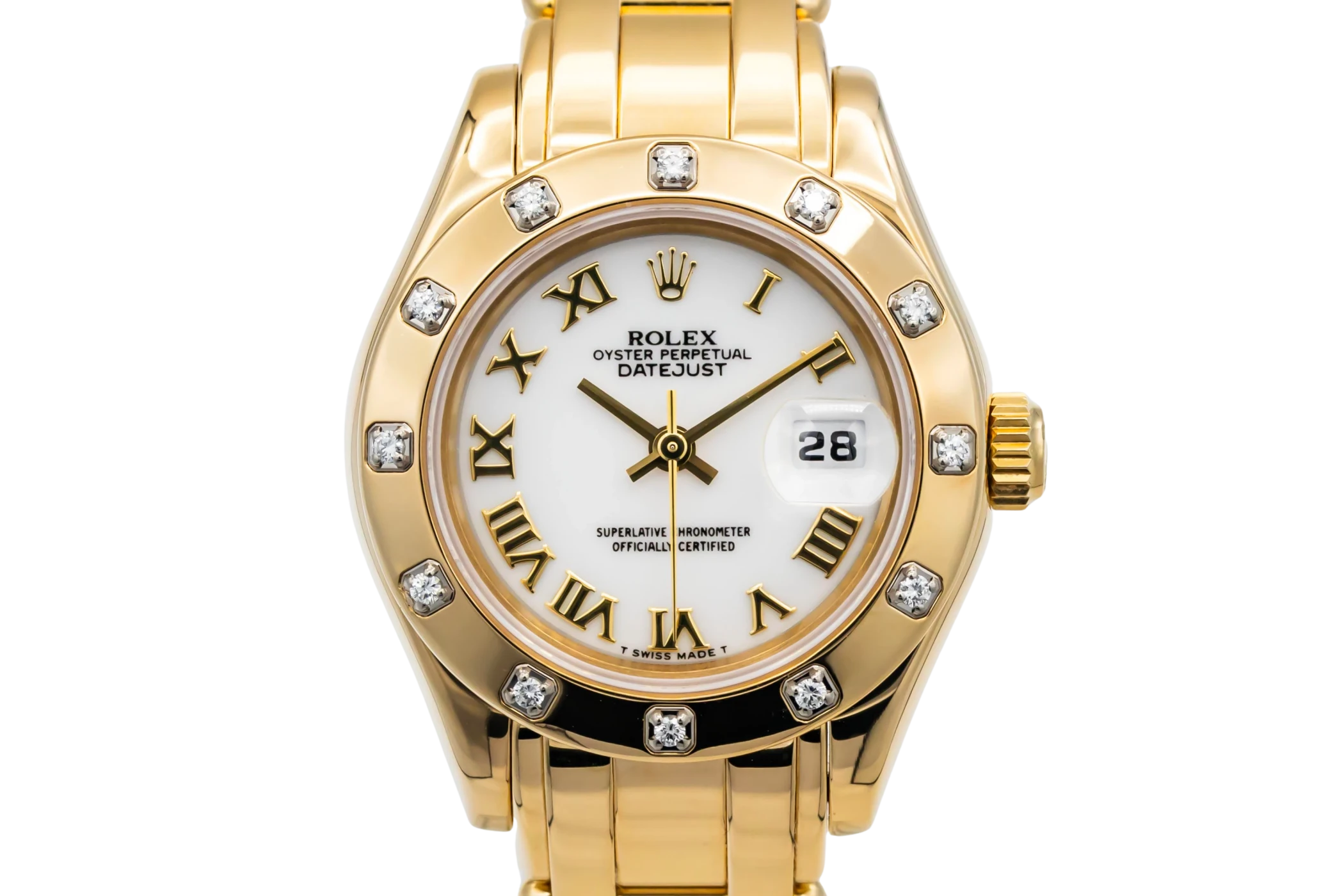 Rolex Lady-DateJust Pearlmaster 29mm 18ct Yellow Gold 69318 1997