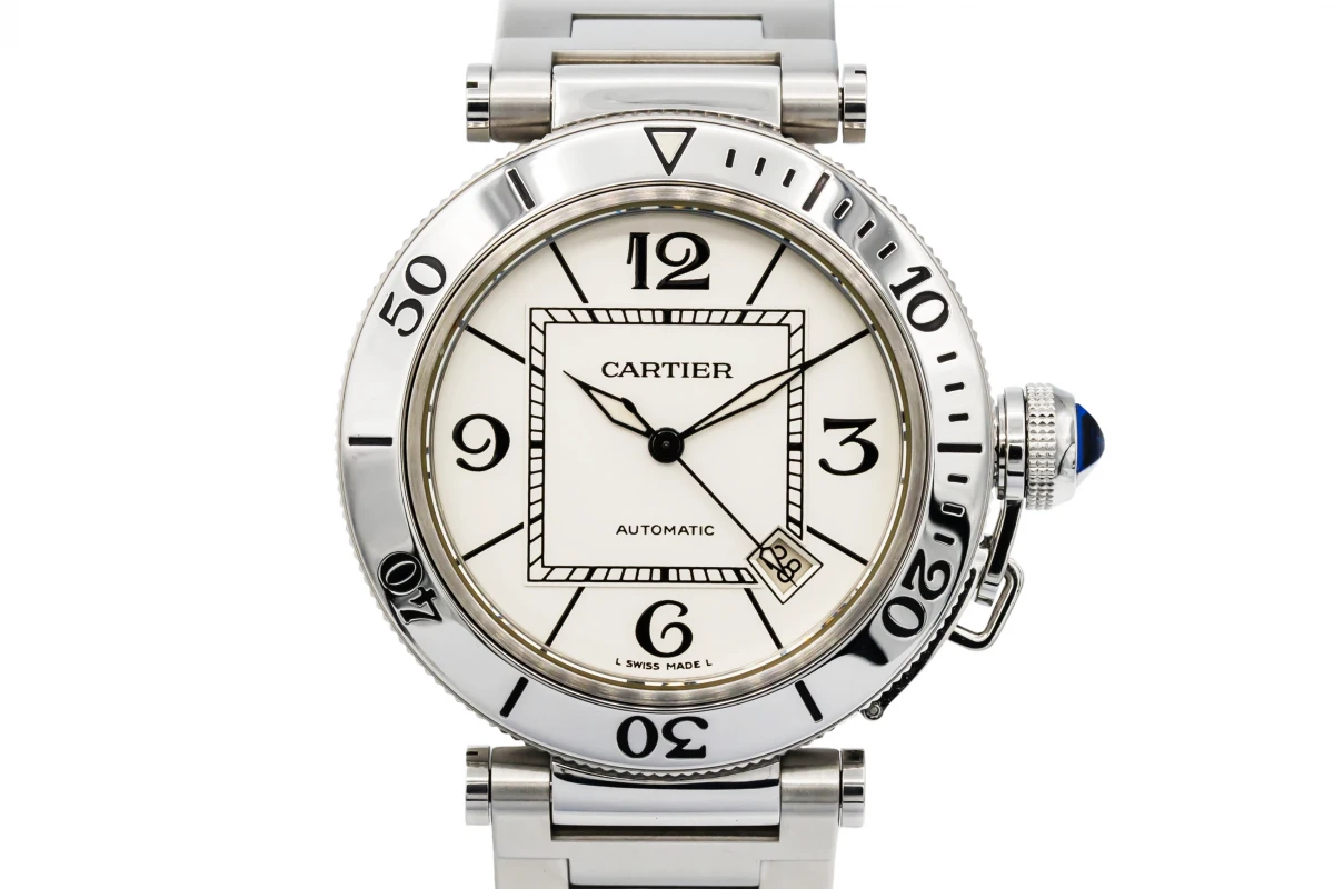 Cartier Pasha Seatimer 40mm Stainless Steel W31080M7/2790 Circa 2010