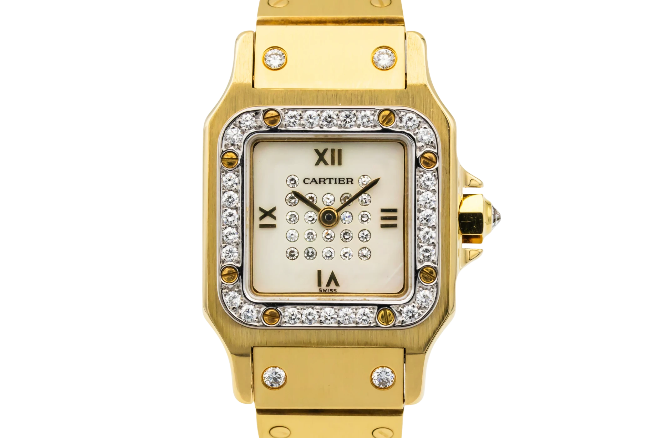 Cartier Santos Carree 24mm 18ct Yellow Gold  Circa 1990s