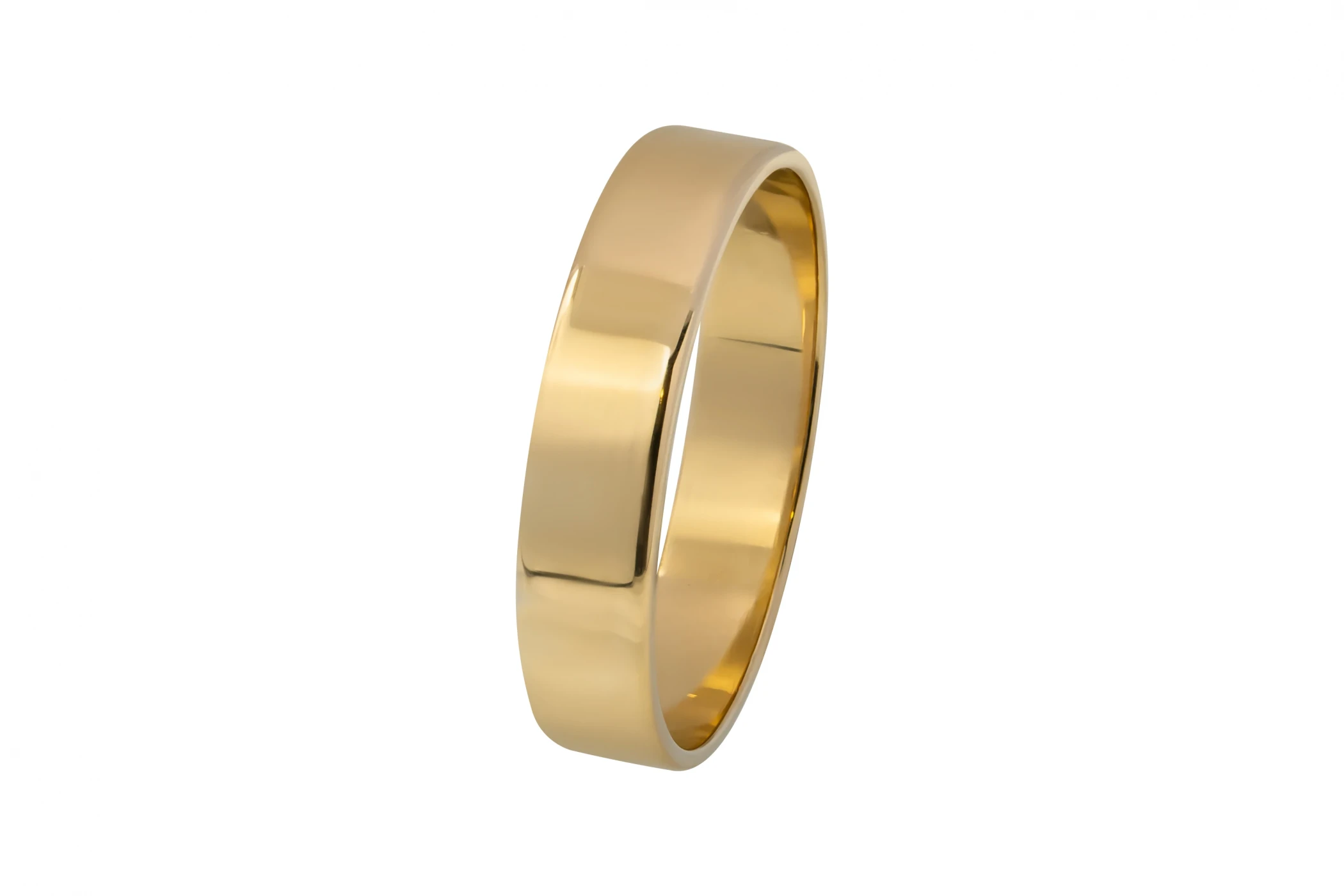 9ct Yellow Gold Wedding Band 4.4mm 2.5g