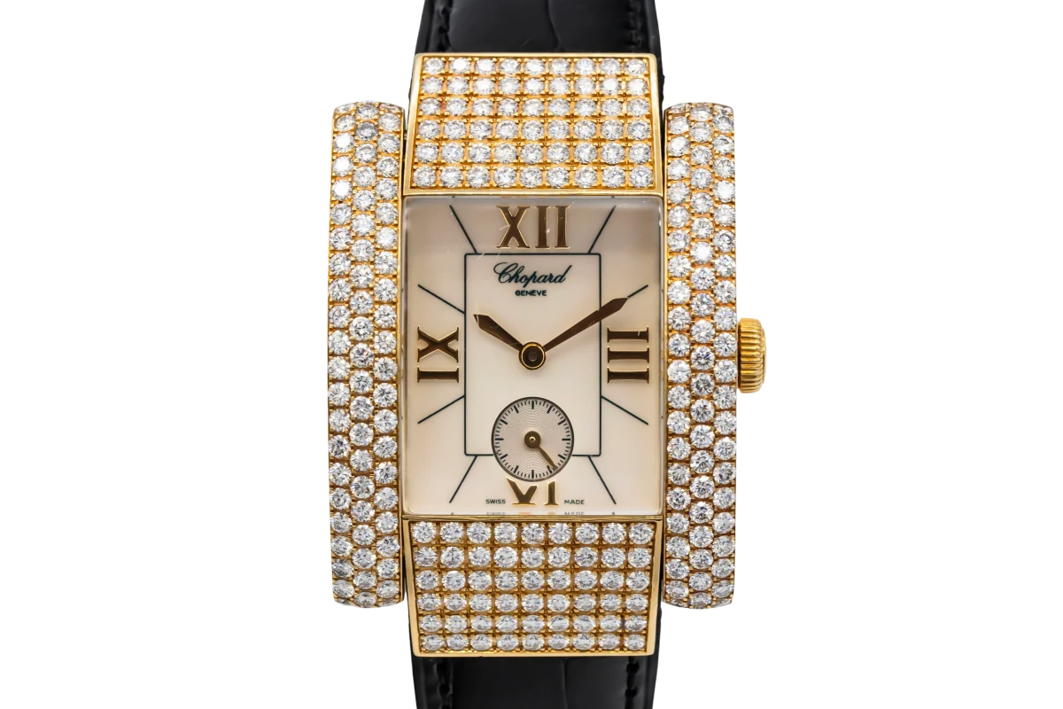 Chopard La Strada 32mm 18ct Yellow Gold Black Leather 41/6867/8 Circa 2008