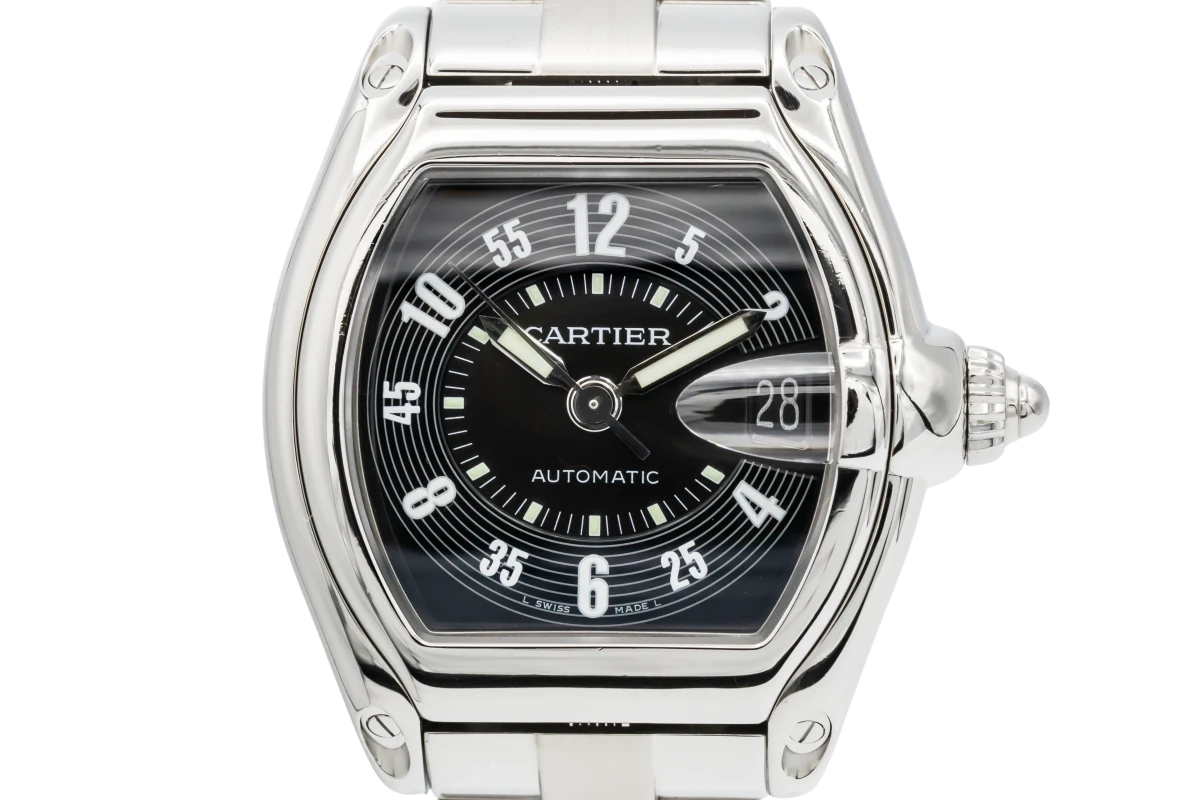 Cartier Roadster 38mm Stainless Steel W62001V3/2510 Circa 2010