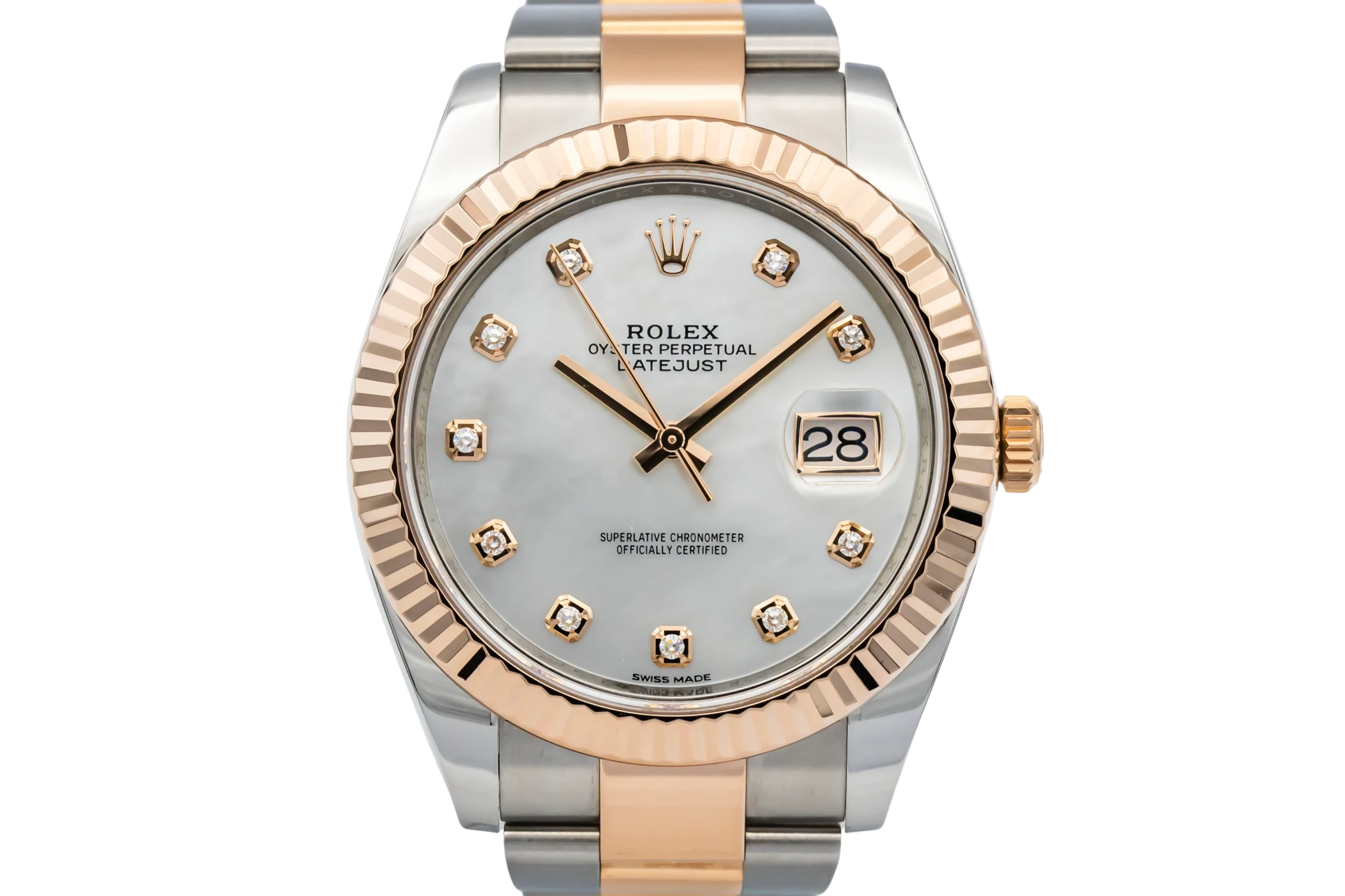 Rolex DateJust 41mm Steel & 18ct Rose Gold Oyster 126331 2019