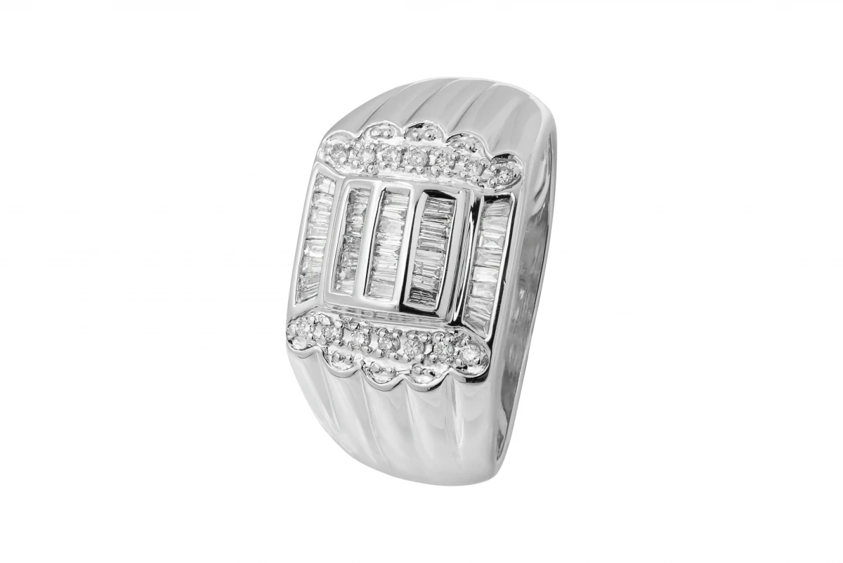 14ct White Gold Diamond Ring 0.45ct