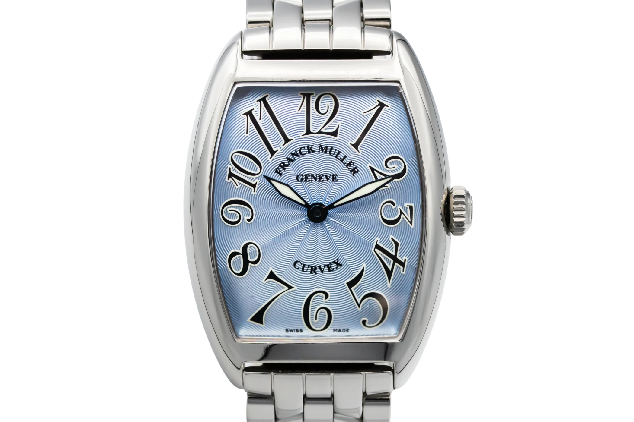Franck Muller Cintree Curvex 29mm Stainless Steel 7502 QZ Circa 2000s